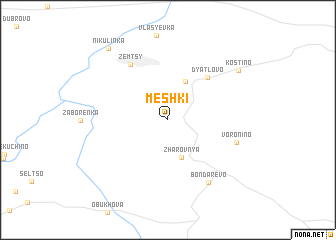 map of Meshki