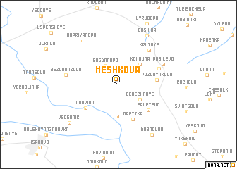 map of Meshkova