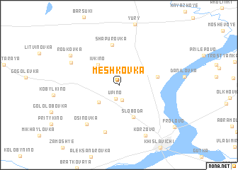 map of Meshkovka