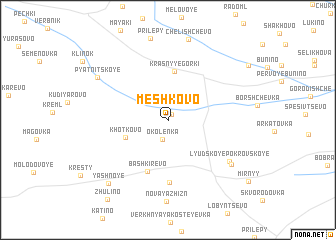 map of Meshkovo