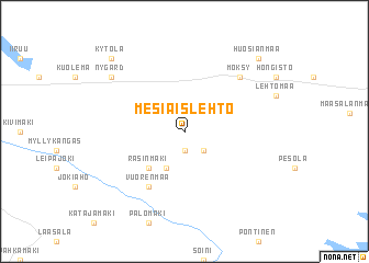 map of Mesiäislehto