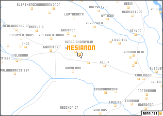 map of Mesianón