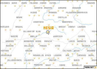map of Mesia