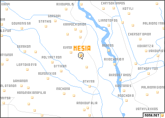 map of Mesiá