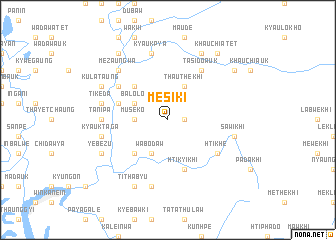 map of Mèsiki