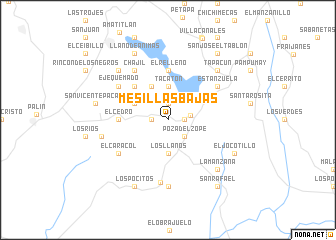 map of Mesillas Bajas