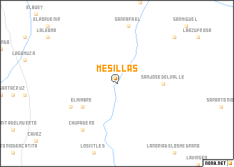 map of Mesillas