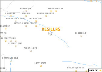 map of Mesillas