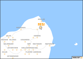 map of Mési