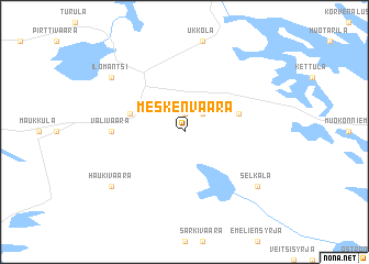 map of Meskenvaara
