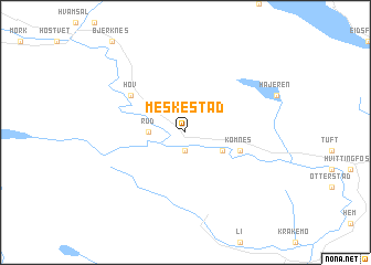 map of Meskestad