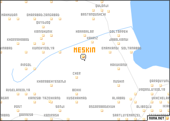 map of Meskīn