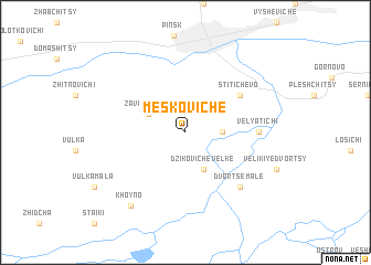 map of Meskoviche