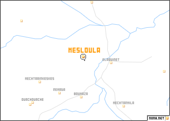 map of Mesloûla