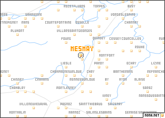 map of Mesmay