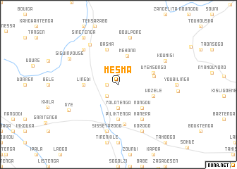 map of Mesma