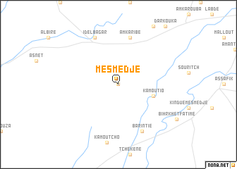 map of Mesmedjé