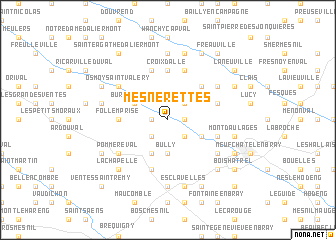 map of Mesnerettes