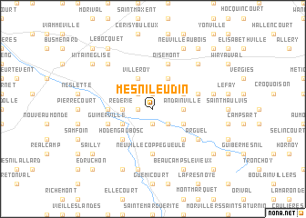 map of Mesnil-Eudin