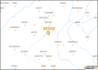 map of Mesno