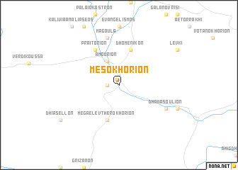 map of Mesokhórion