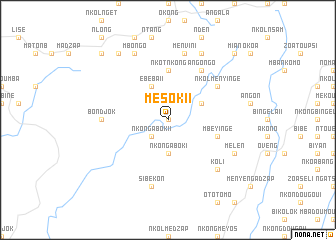 map of Mesok II