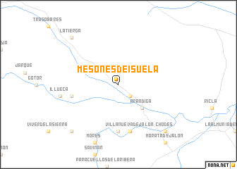 map of Mesones de Isuela