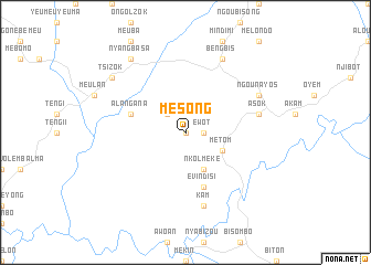 map of Mésong