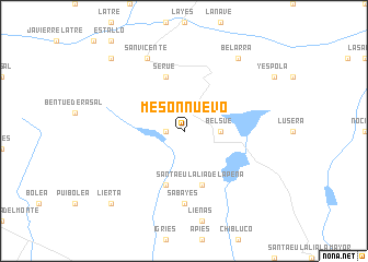 map of Mesón Nuevo