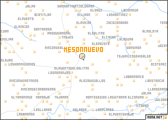 map of Mesón Nuevo