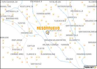 map of Mesón Nuevo