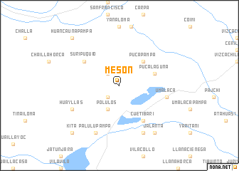 map of Mesón