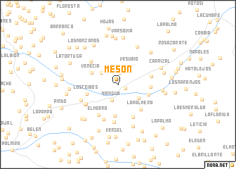 map of Mesón