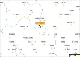 map of Meson