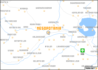 map of Mesopotamiá