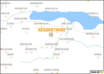 map of Mesopótamon