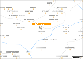 map of Mesorrákhi