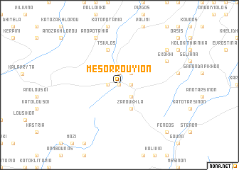 map of Mesorroúyion