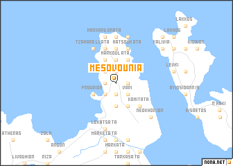 map of Mesovoúnia