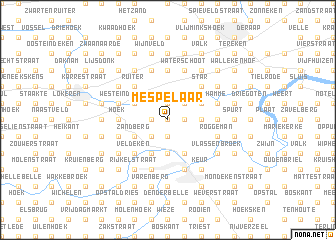 map of Mespelaar