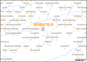 map of Mesquitela