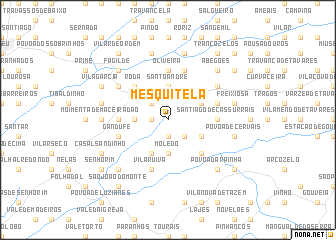 map of Mesquitela