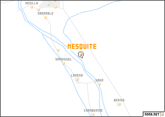 map of Mesquite