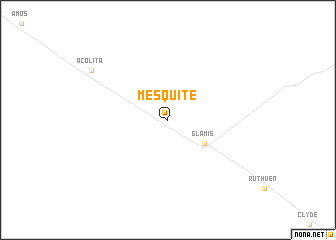 map of Mesquite