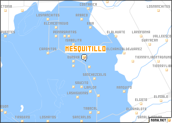 map of Mesquitillo