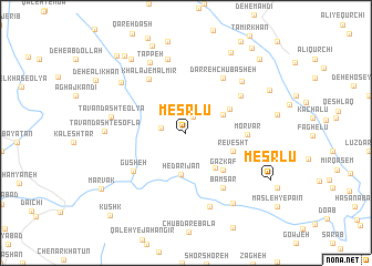 map of Meşrlū