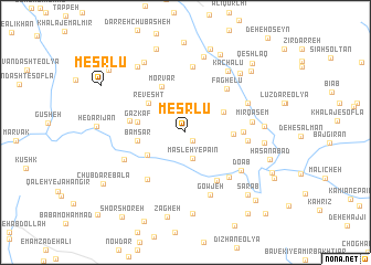 map of Meşrlū