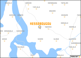 map of Messabougou