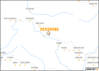 map of Messambé