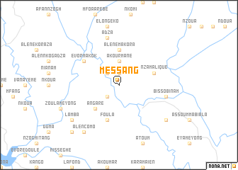 map of Messang